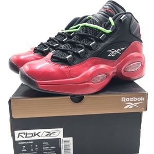 Reebok question mid Allen Iverson bred sneakers